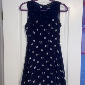 Navy Bow Dress